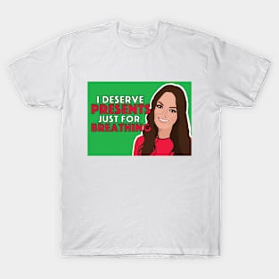 Lisa Barlow | PRESENTS JUST FOR BREATHING | Real Housewives of Salt Lake City (RHOSLC) T-Shirt